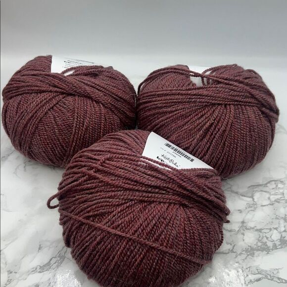 UPCYCLE ALPACA BLEND Worsted Weight Fruit Punch Yarn- 219 yards each lot of 3 - Picture 3 of 3